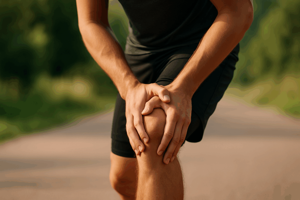 Dolor de rodilla al correr durante entrenamiento en Alcalá la Real